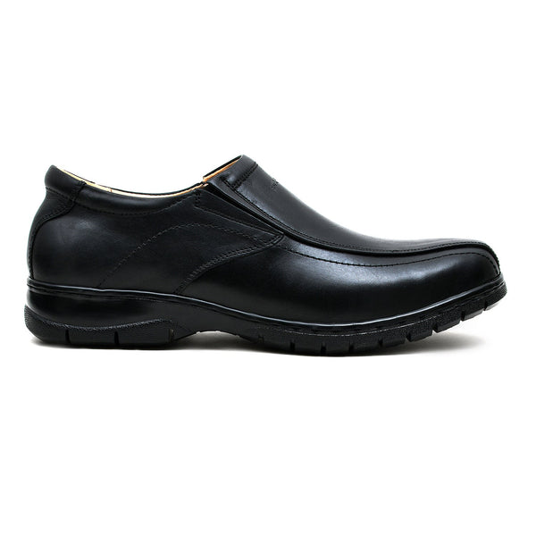 LEATHER SHOES - ANATOMIC-007 BLACK