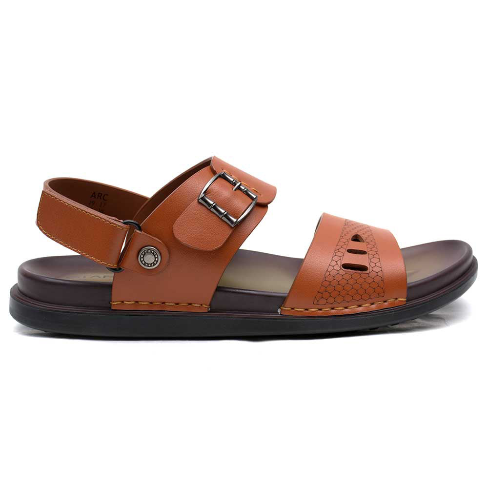 LEATHER SANDAL - AR-103 TAN