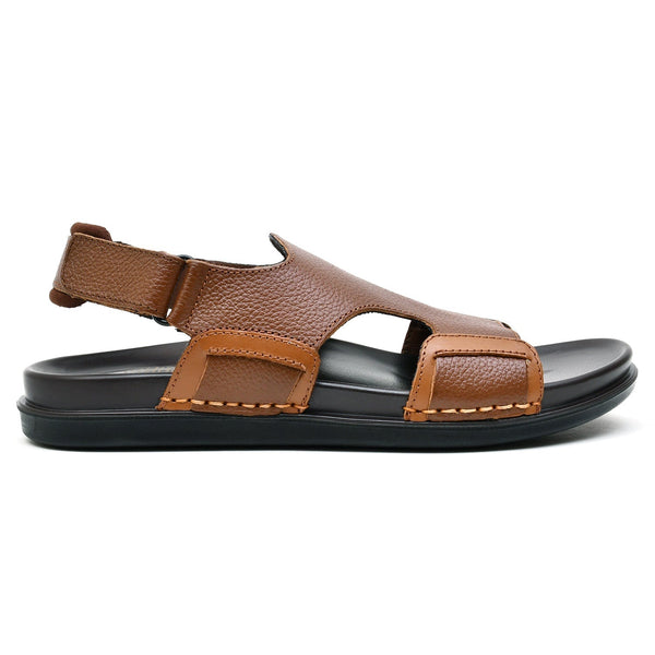 LEATHER SANDAL - AR-105 TAN