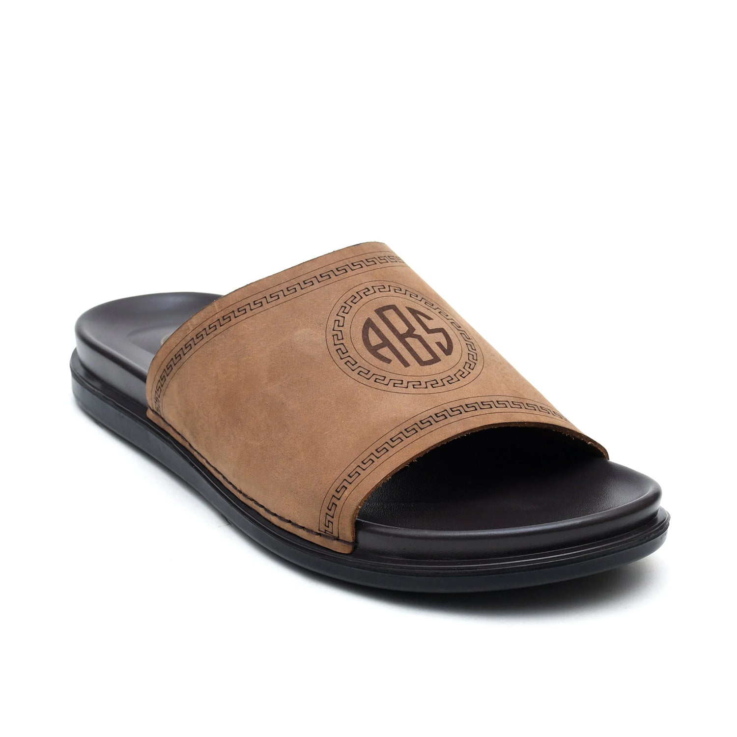 LEATHER SLIPPER - AR-010 TAN