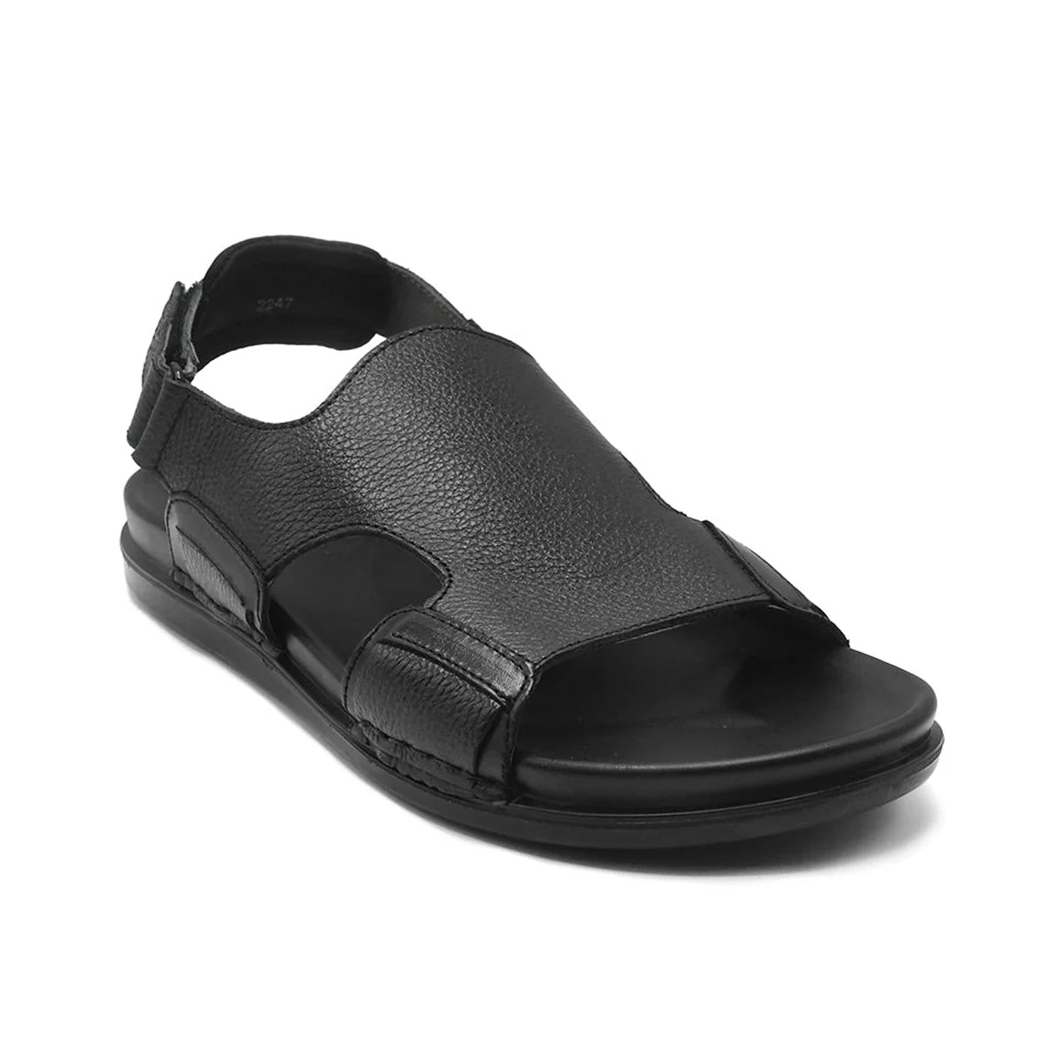 LEATHER SANDAL - AR-105 BLACK