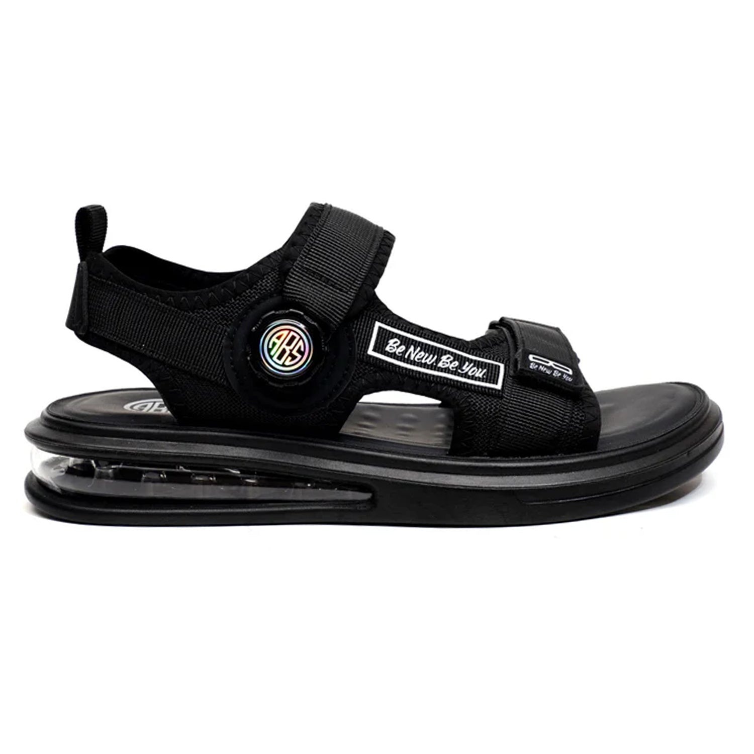 LEATHER SANDAL - ARG-102 BLACK