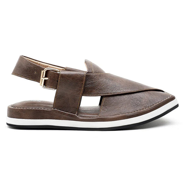 LEATHER PESHAWARI CHAPPAL - ATG0009 - BROWN