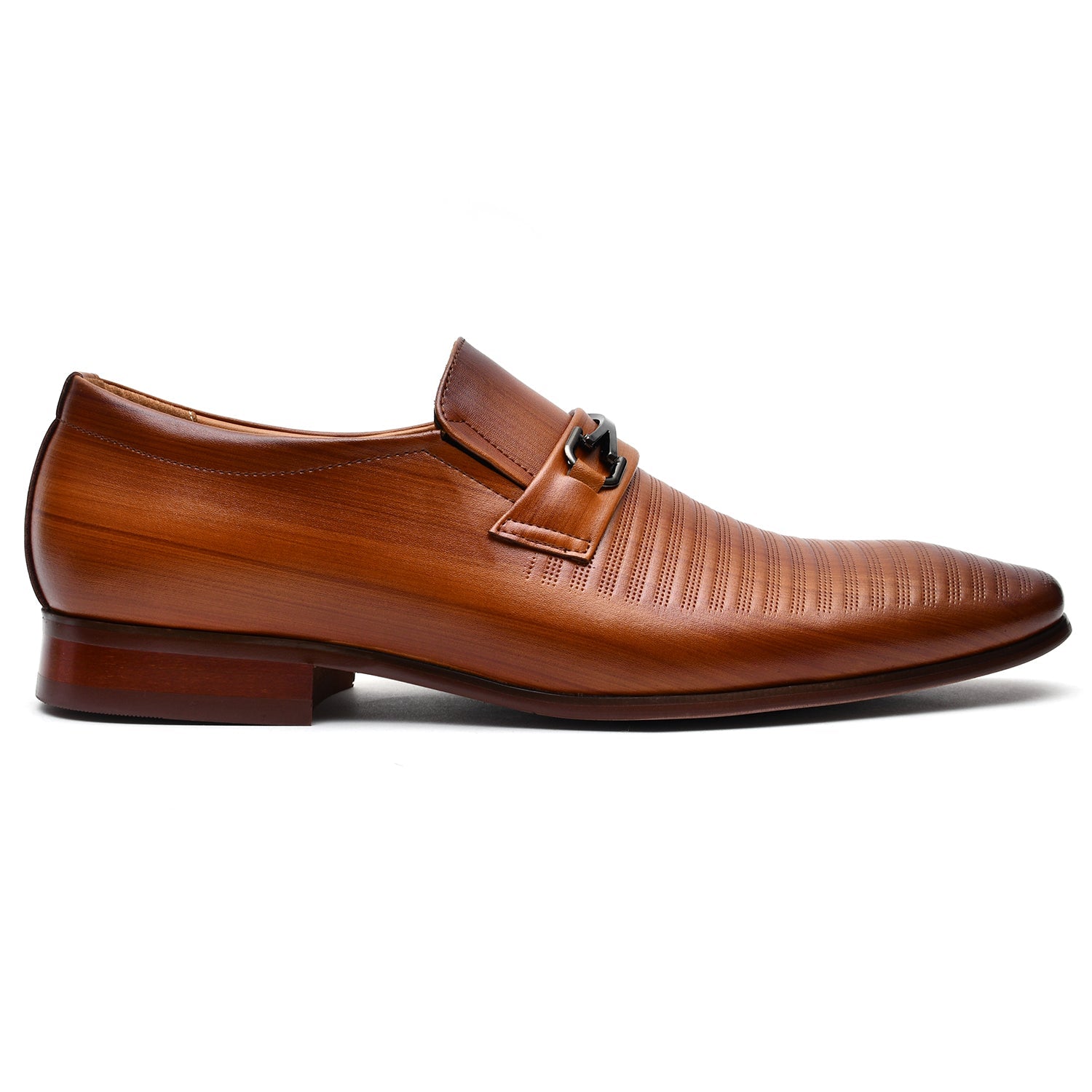 LEATHER SHOES - B138-6 BROWN