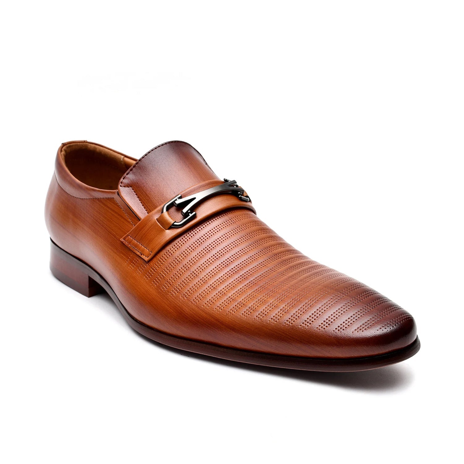 LEATHER SHOES - B138-6 BROWN