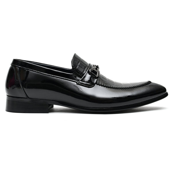 LEATHER SHOES - B831-2 BLACK