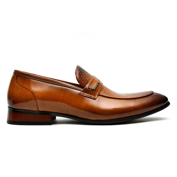 LEATHER SHOES - B831-A4 TAN