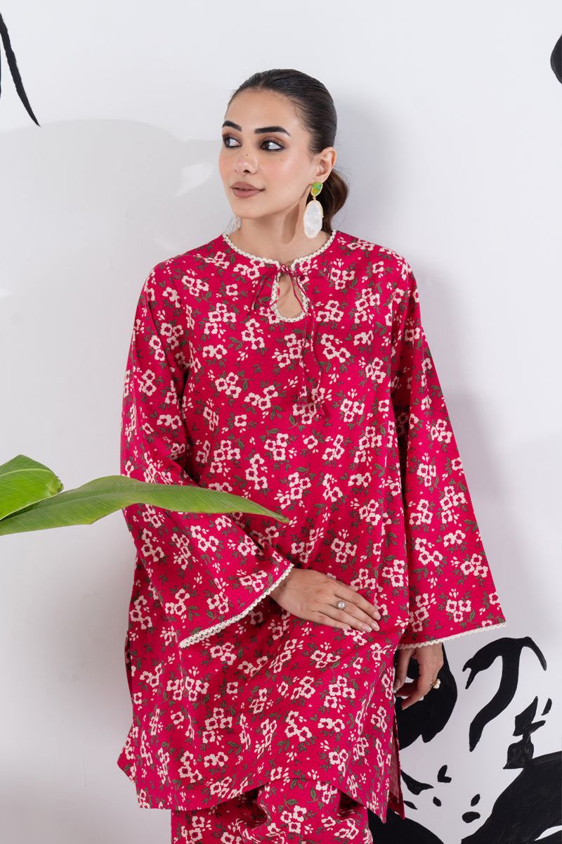 2 PIECE - PRINTED LAWN SUIT - GLV2-01