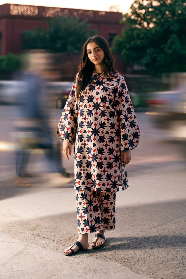 2 PIECE - PRINTED KHADDAR SUIT - PP-07