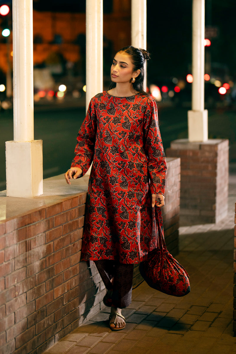 2 PIECE - PRINTED KHADDAR SUIT - PP-10