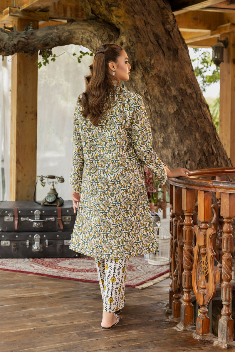 2 PIECE - PRINTED KHADDAR SUIT - MSV1-05