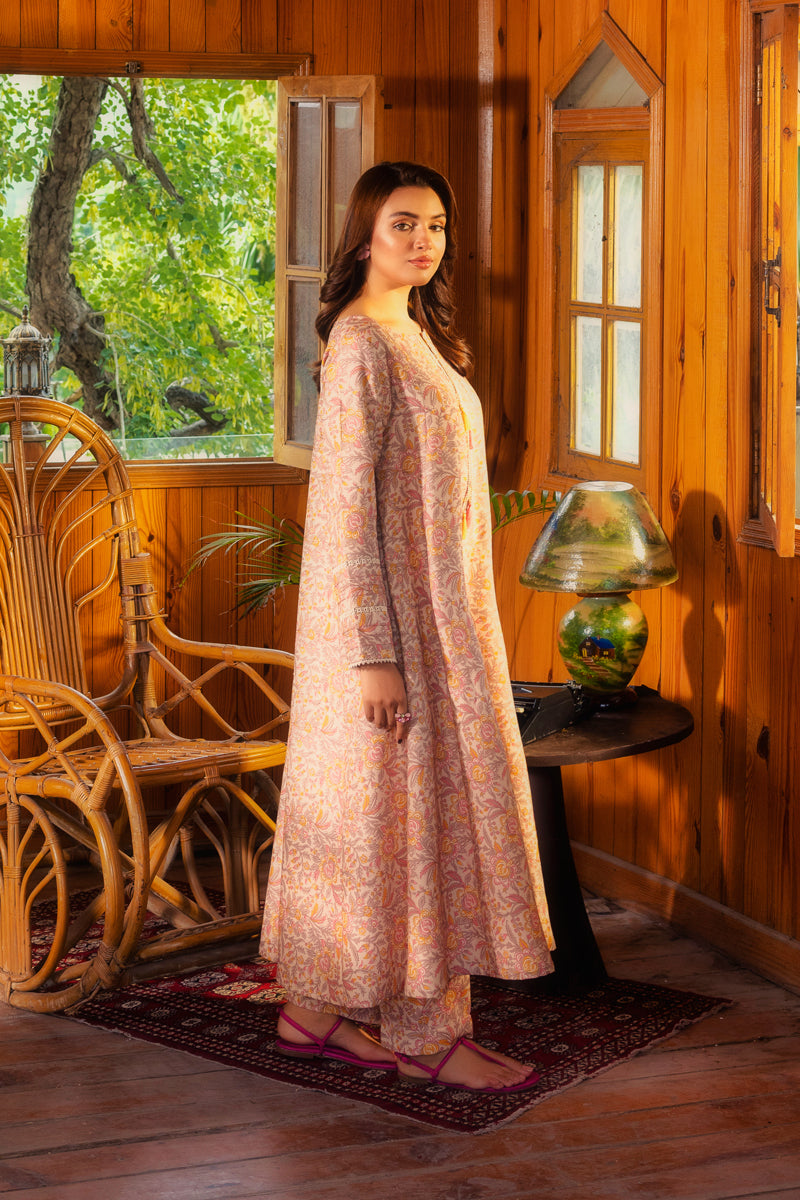 2 PIECE - PRINTED KHADDAR SUIT - MSV1-08