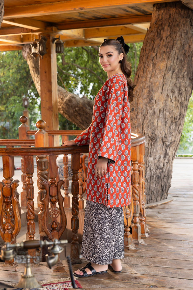 2 PIECE - PRINTED KHADDAR SUIT - MSV1-10