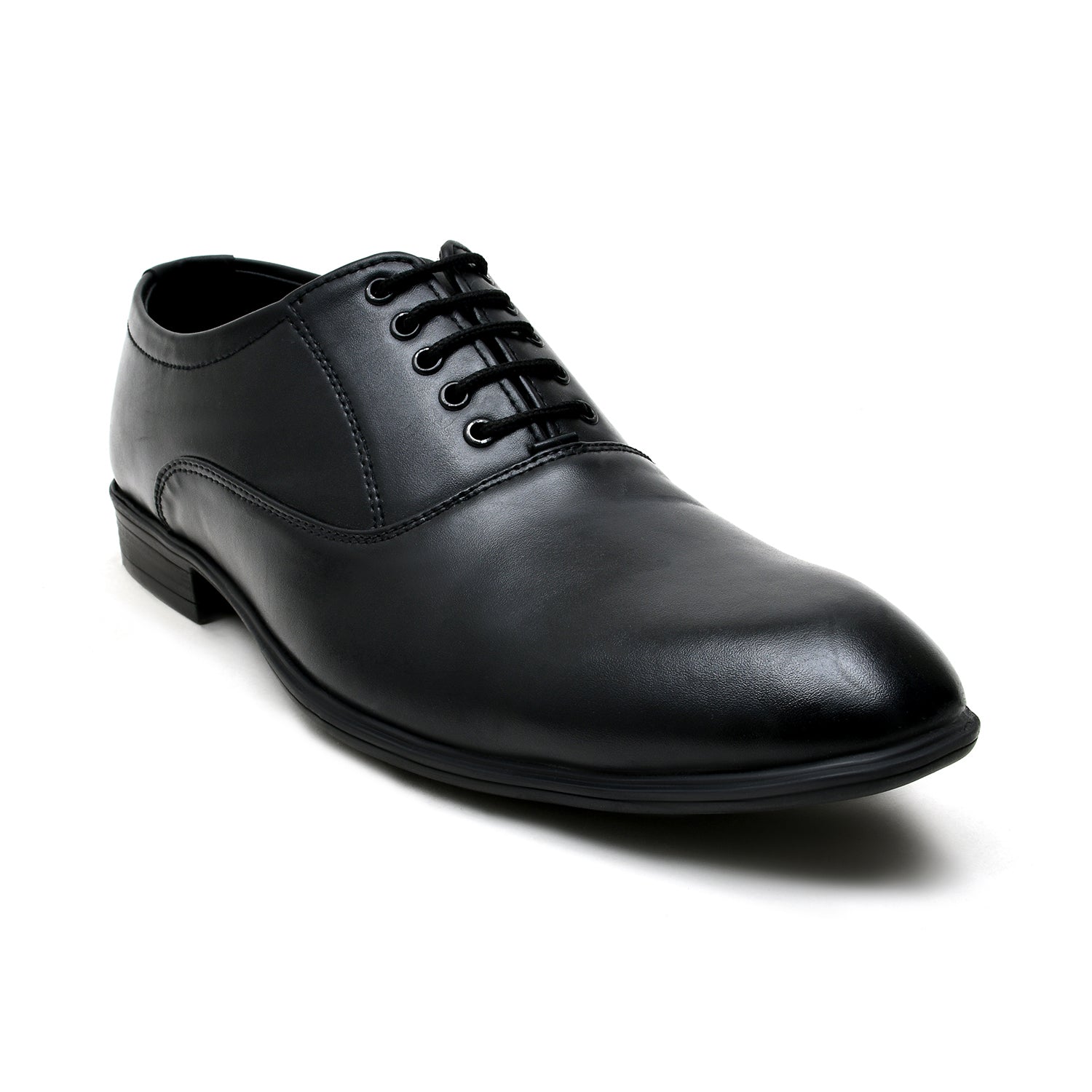 LEATHER SHOES - BCG0001 BLACK