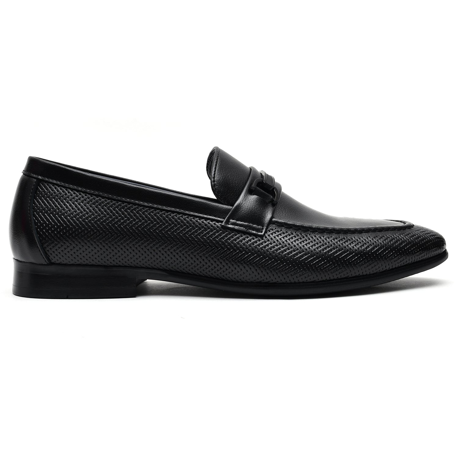LEATHER SHOES - BK7378-10 BLACK