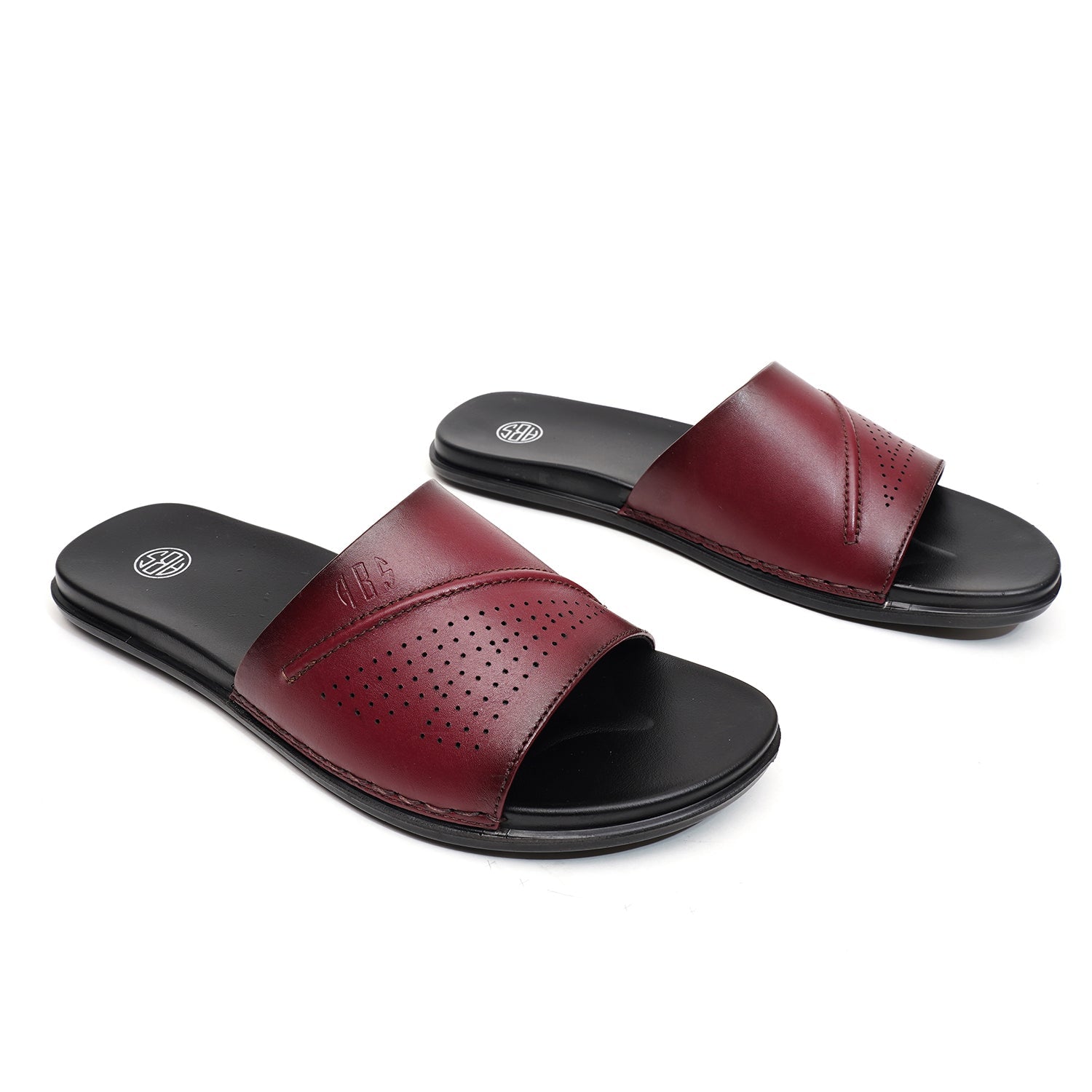 LEATHER SLIPPER - CHM-012 MAROON