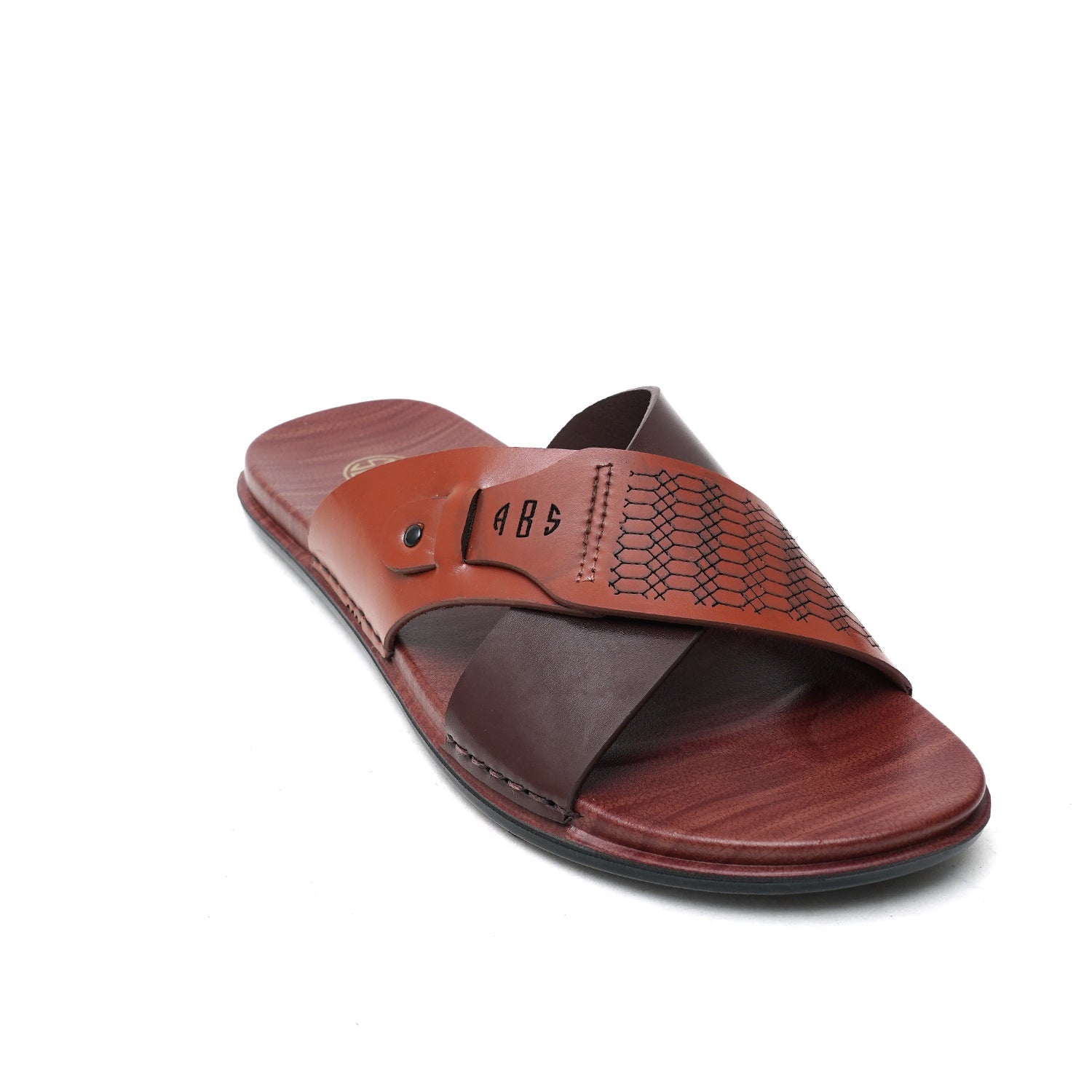 LEATHER SLIPPER - CHM-015 BROWN