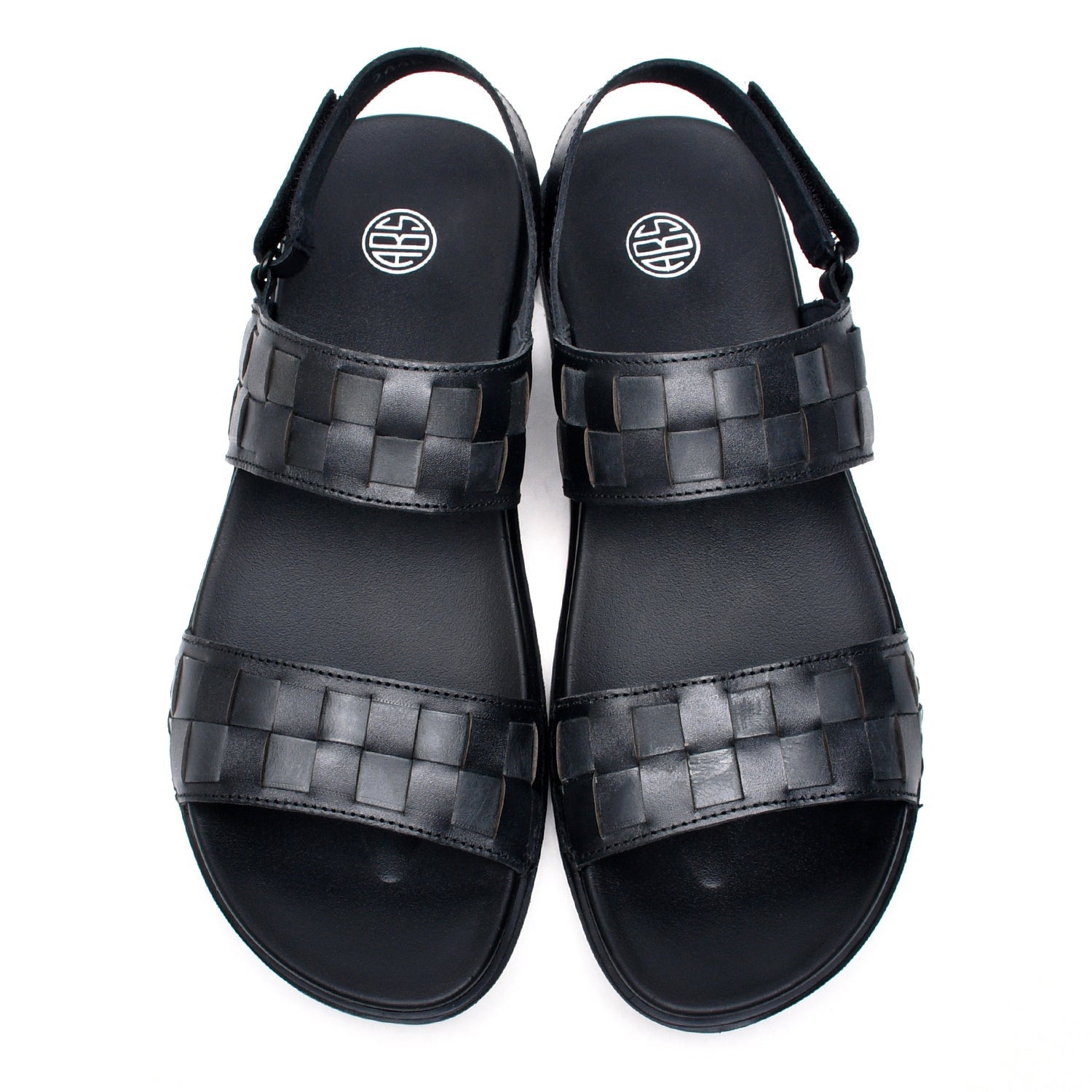 LEATHER SANDAL - CHM-103 BLACK