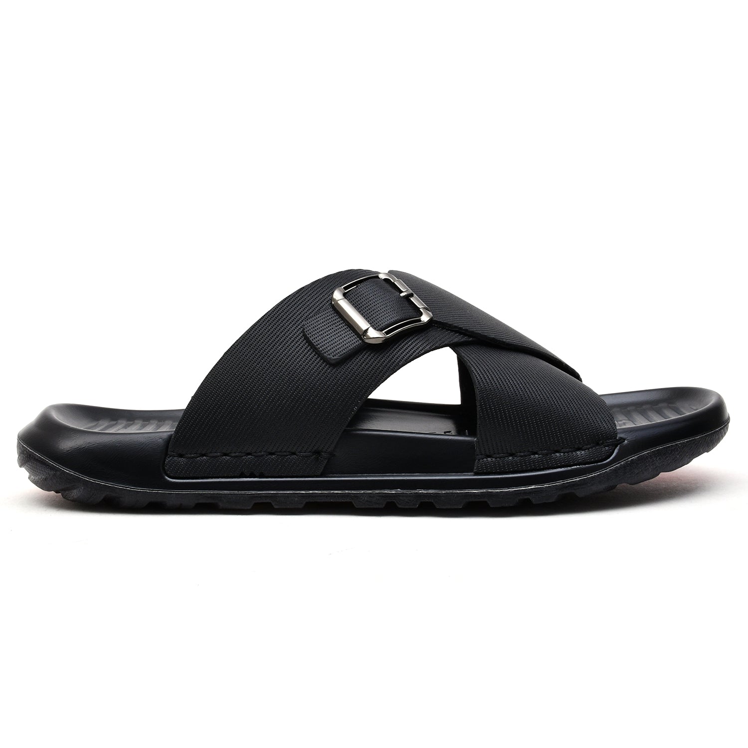 LEATHER SLIPPER - COL-01 BLACK