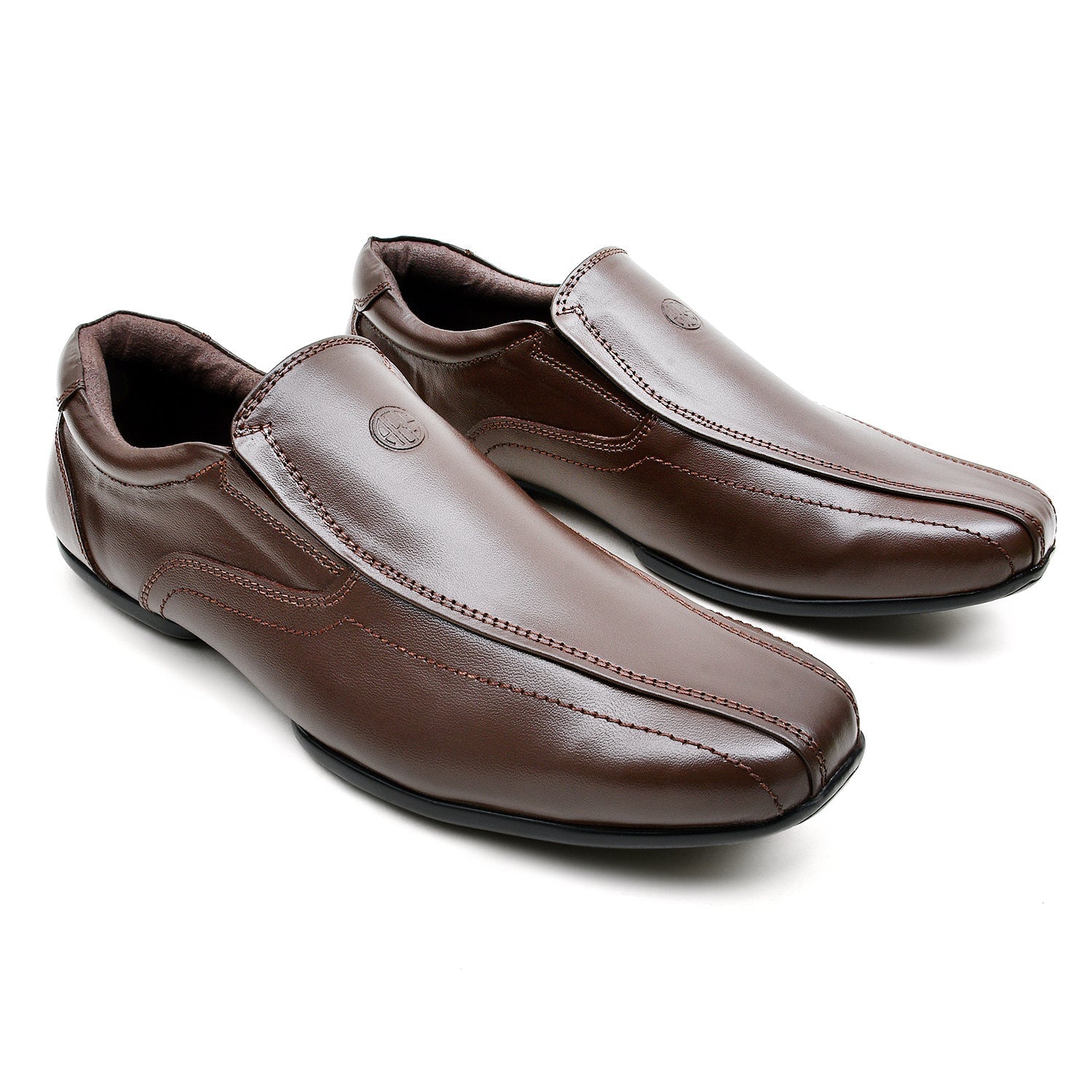 LEATHER SHOES - DRM09 - BROWN