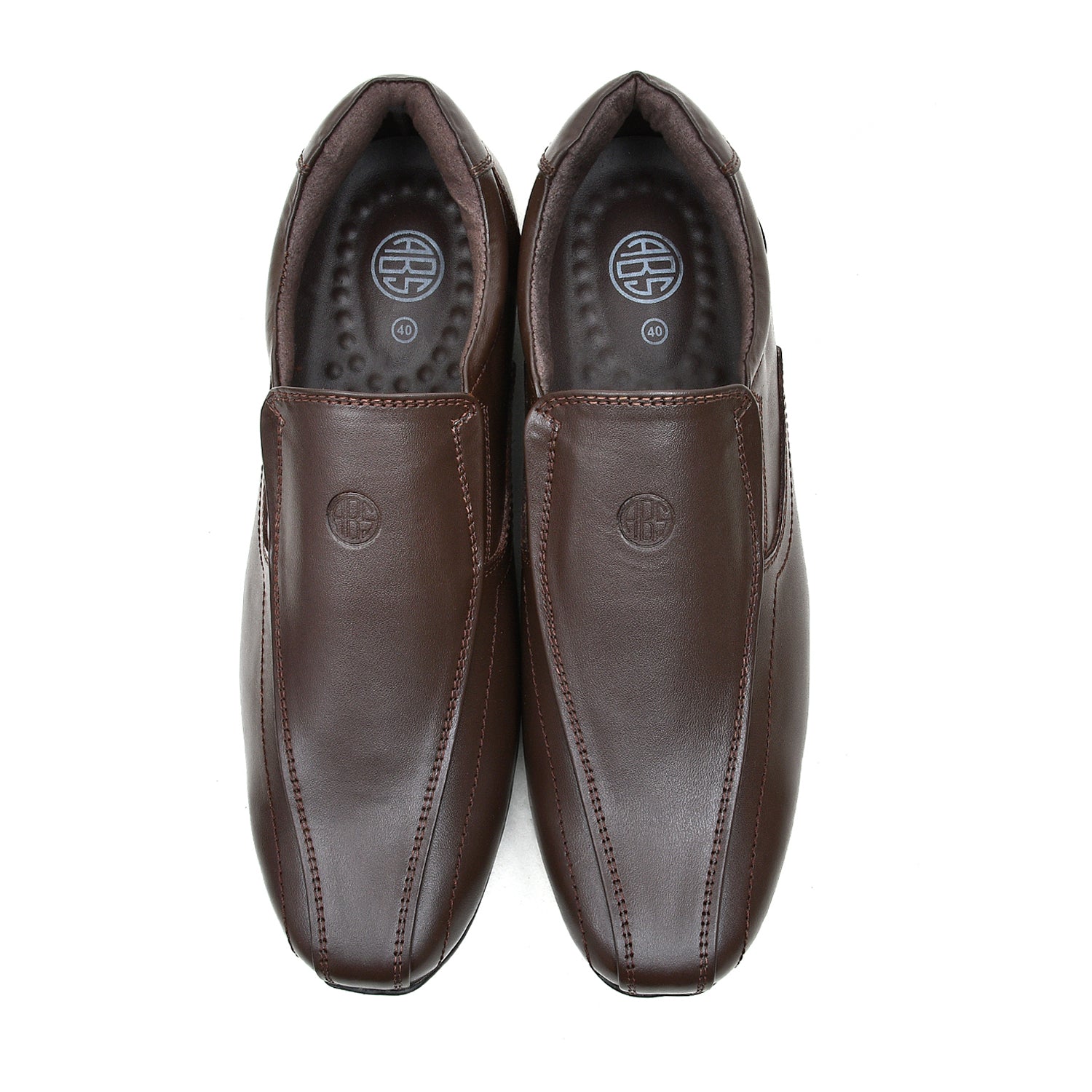 LEATHER SHOES - DRM09 - BROWN