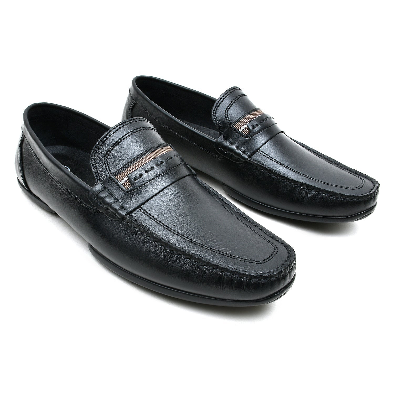 LEATHER SHOES - DRM13 - BLACK