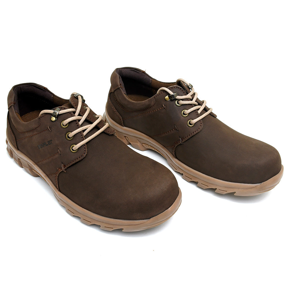 LEATHER SHOES - JASPER-002 BROWN