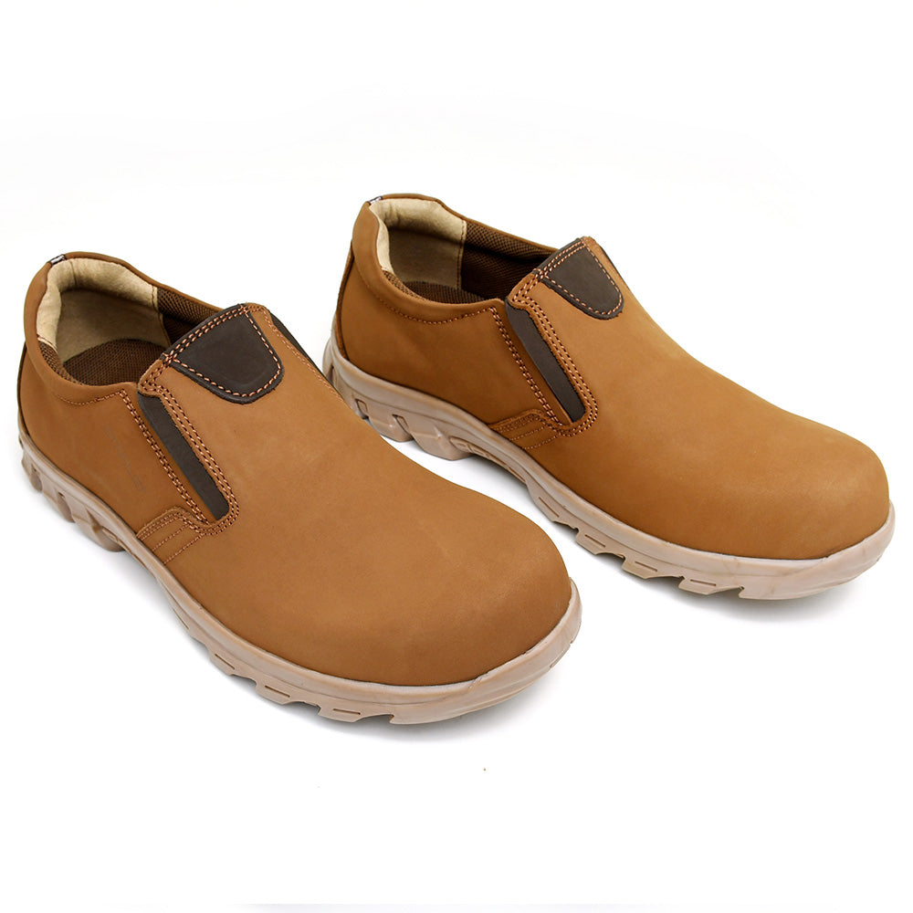LEATHER SHOES - JASPER-001 MUSTARD