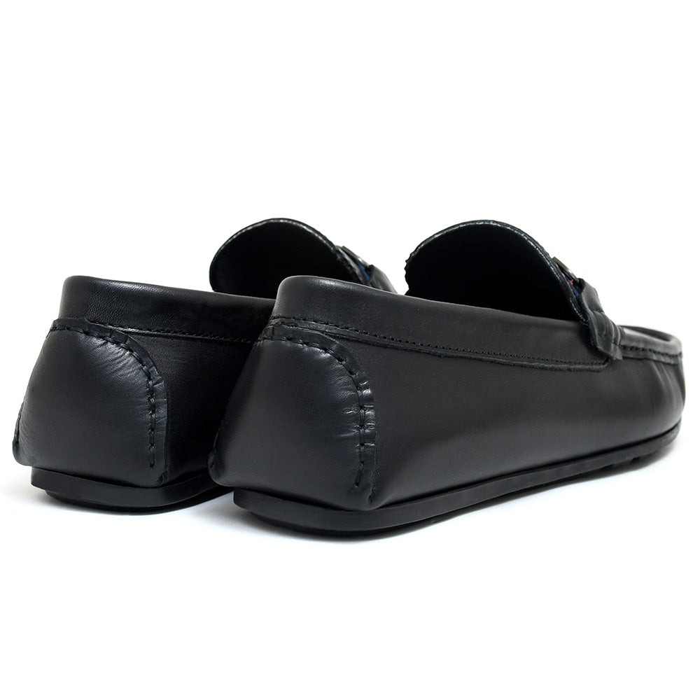 LEATHER SHOES - ROMEO-042 BLK