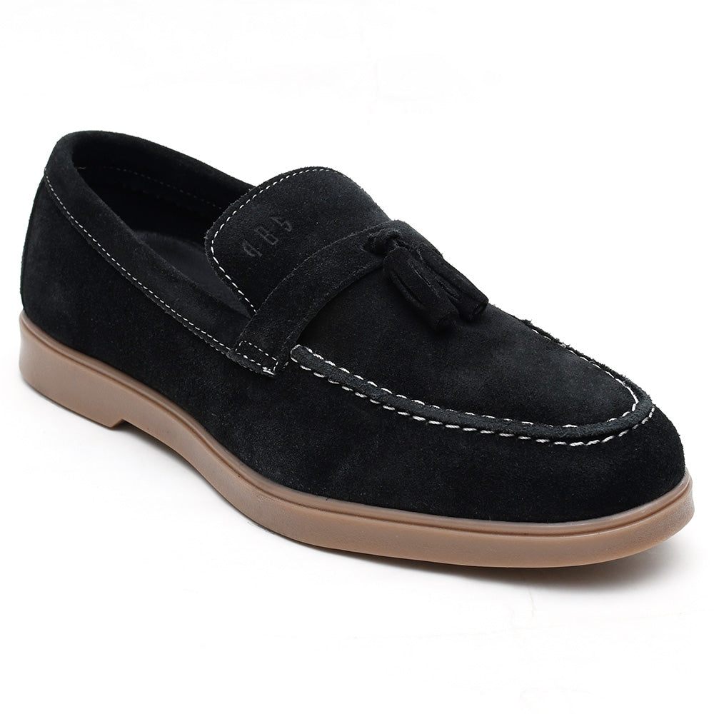 LEATHER SHOES - LBY-001 BLACK