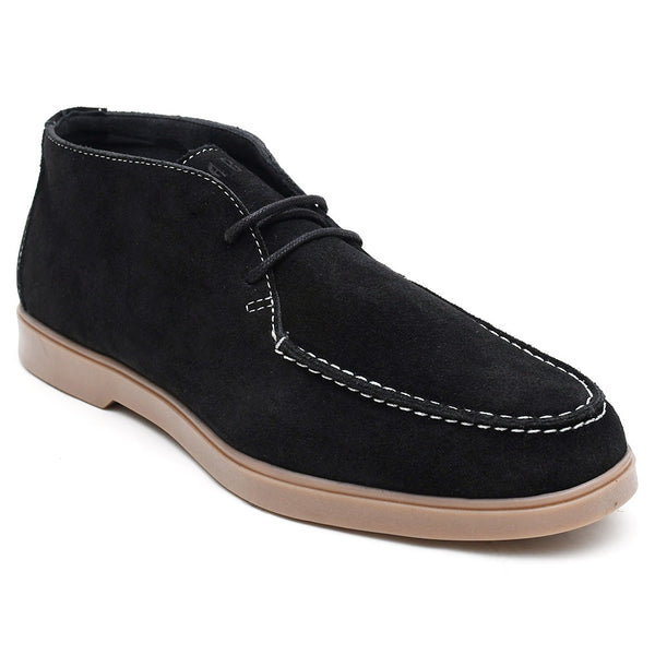 LEATHER SHOES - LBY-006 BLACK