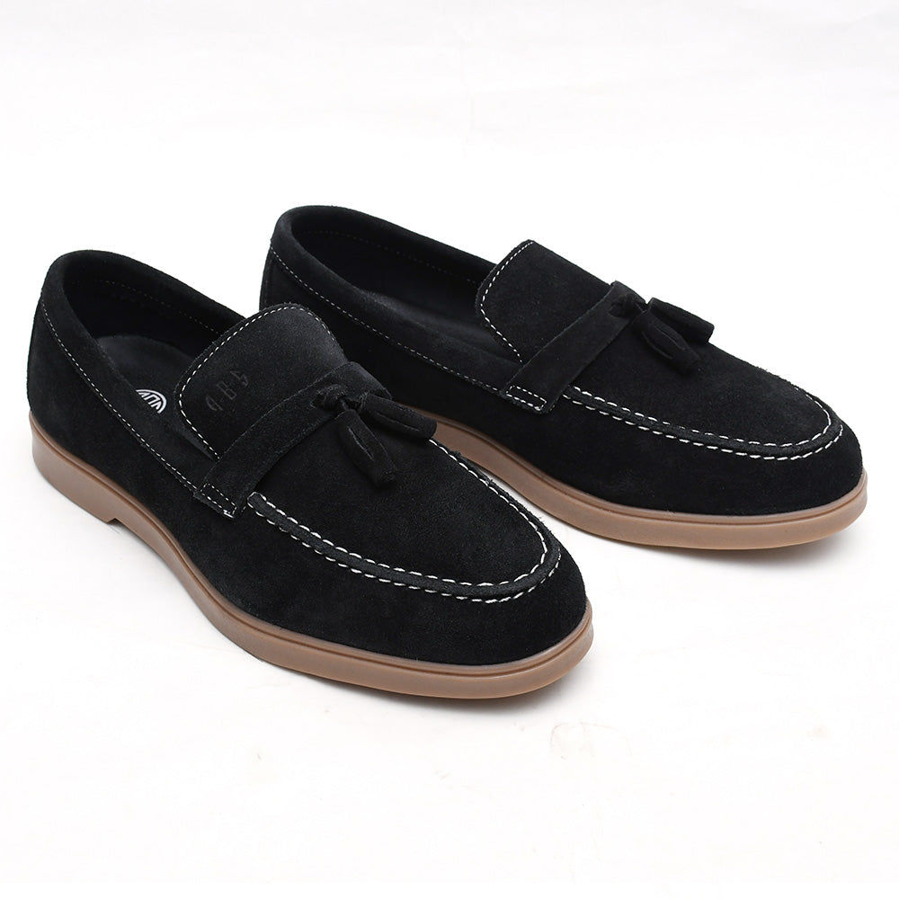 LEATHER SHOES - LBY-001 BLACK