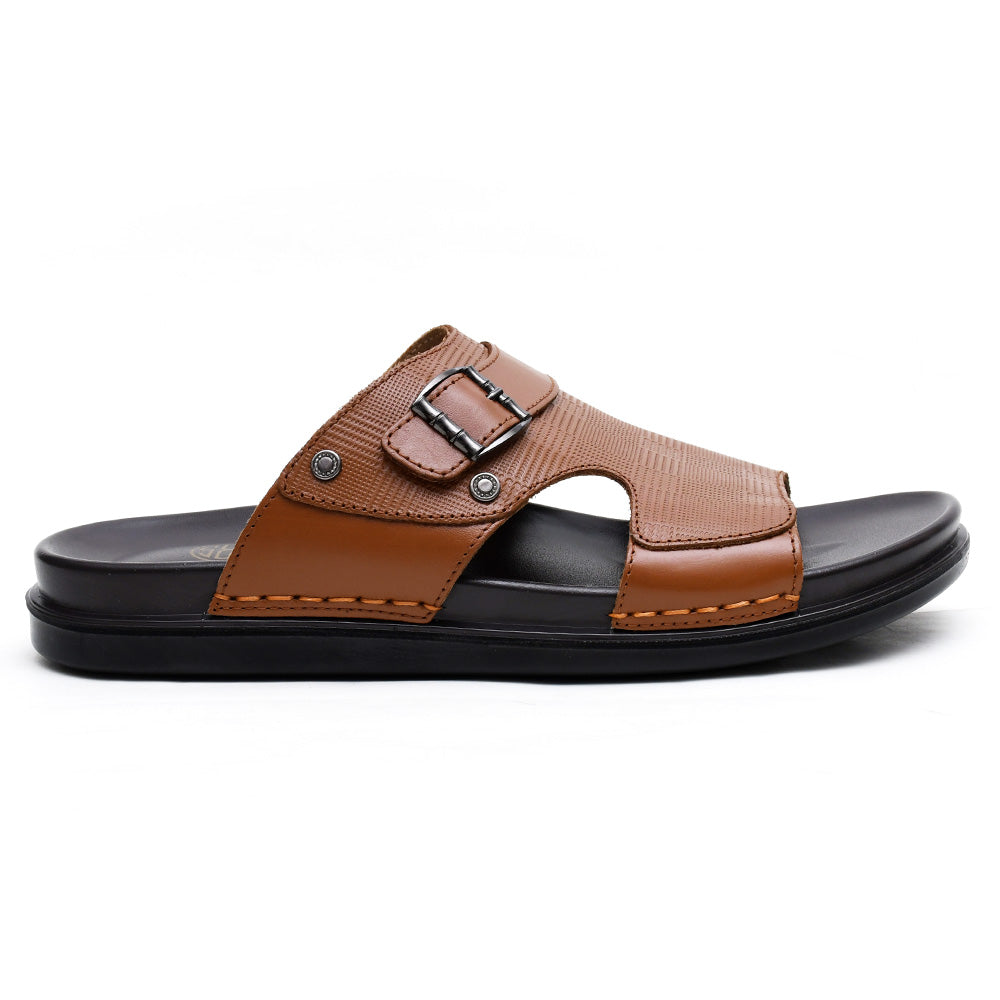 LEATHER SLIPPER - AR-007 TAN