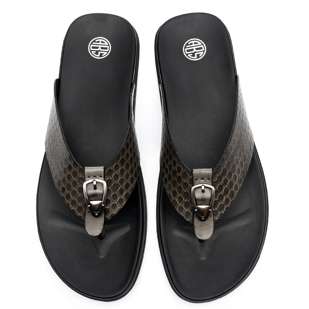 LEATHER SLIPPER - CHM-002 GREEN