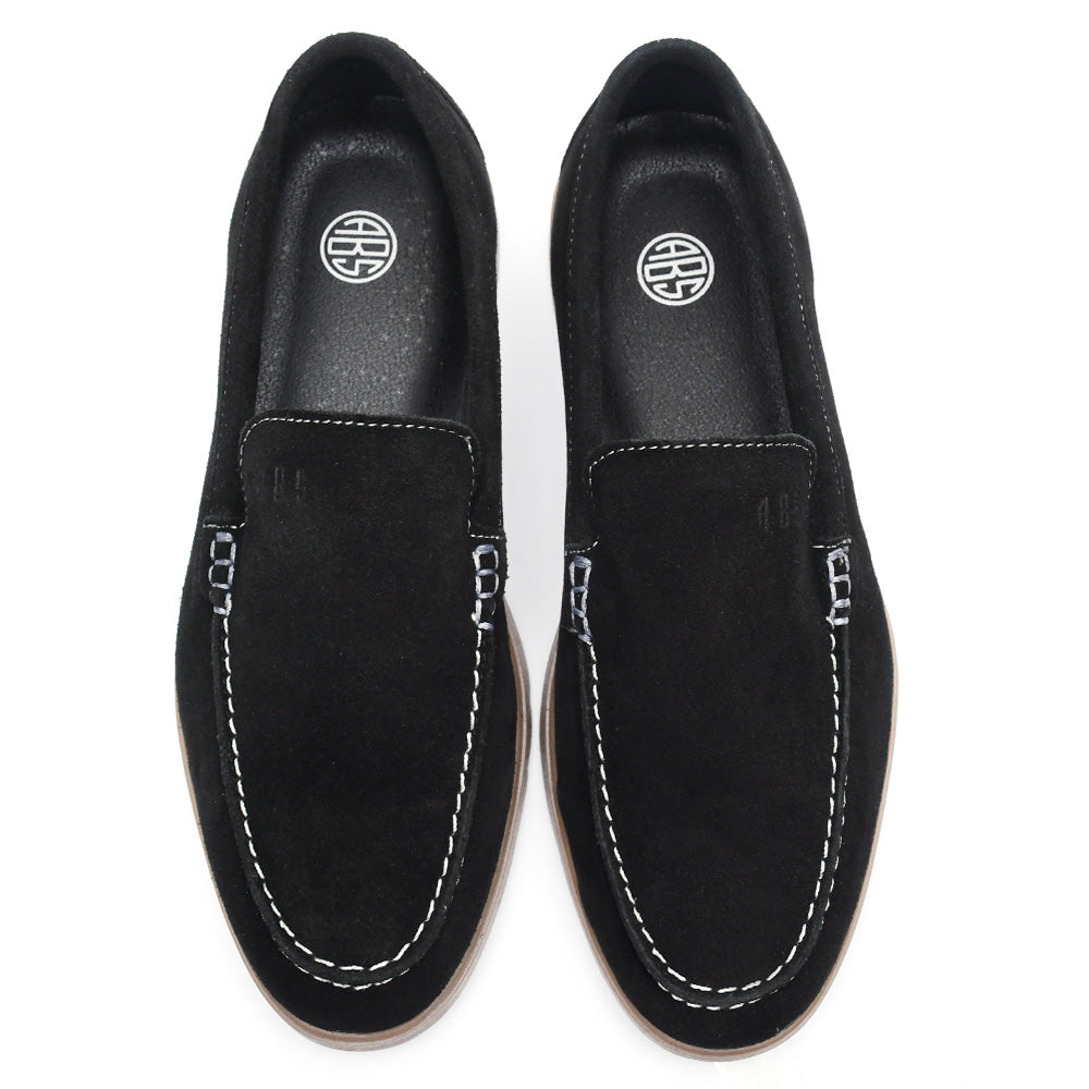 LEATHER SHOES - LBY-003 BLACK