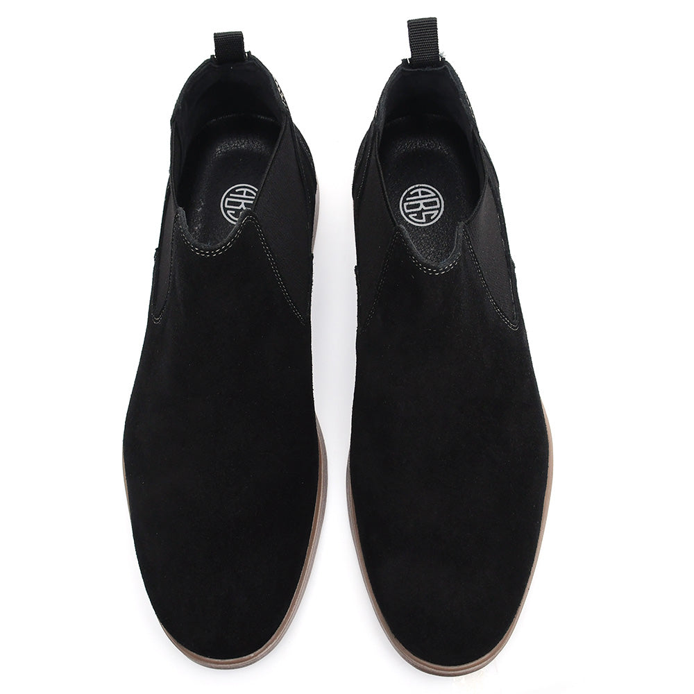 LEATHER SHOES - LBY-004 BLACK
