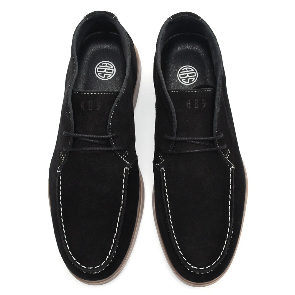 LEATHER SHOES - LBY-006 BLACK