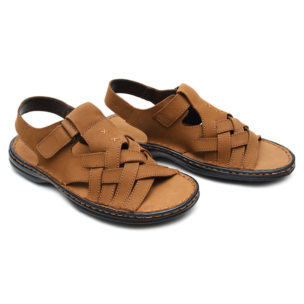 LEATHER SANDAL - 6021 TAN