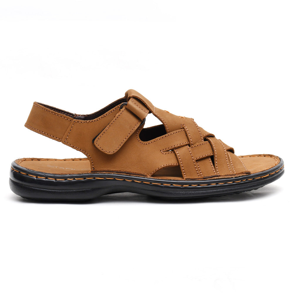 LEATHER SANDAL - 6021 TAN