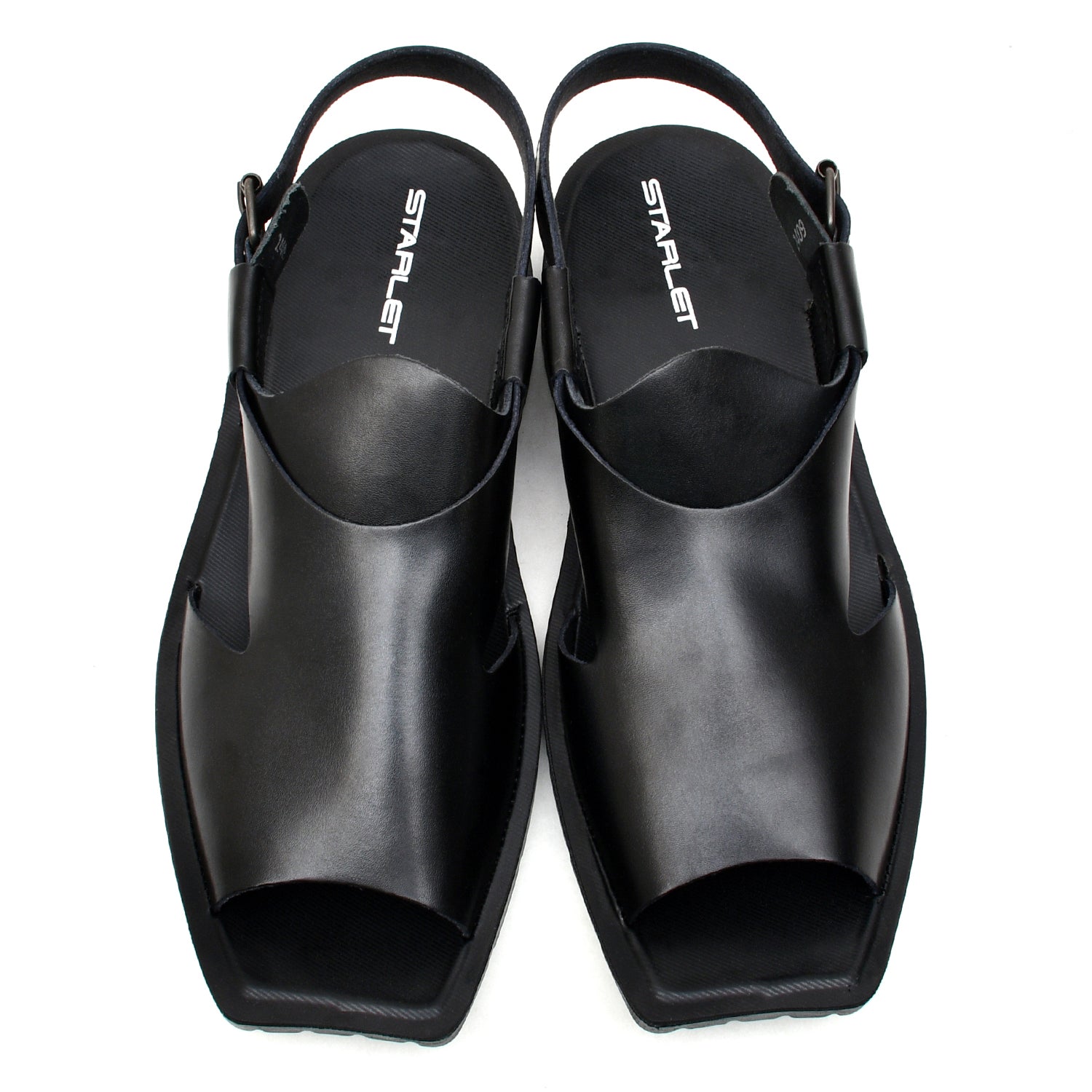 LEATHER PESHAWARI  CHAPPAL - NPT-05 BLACK