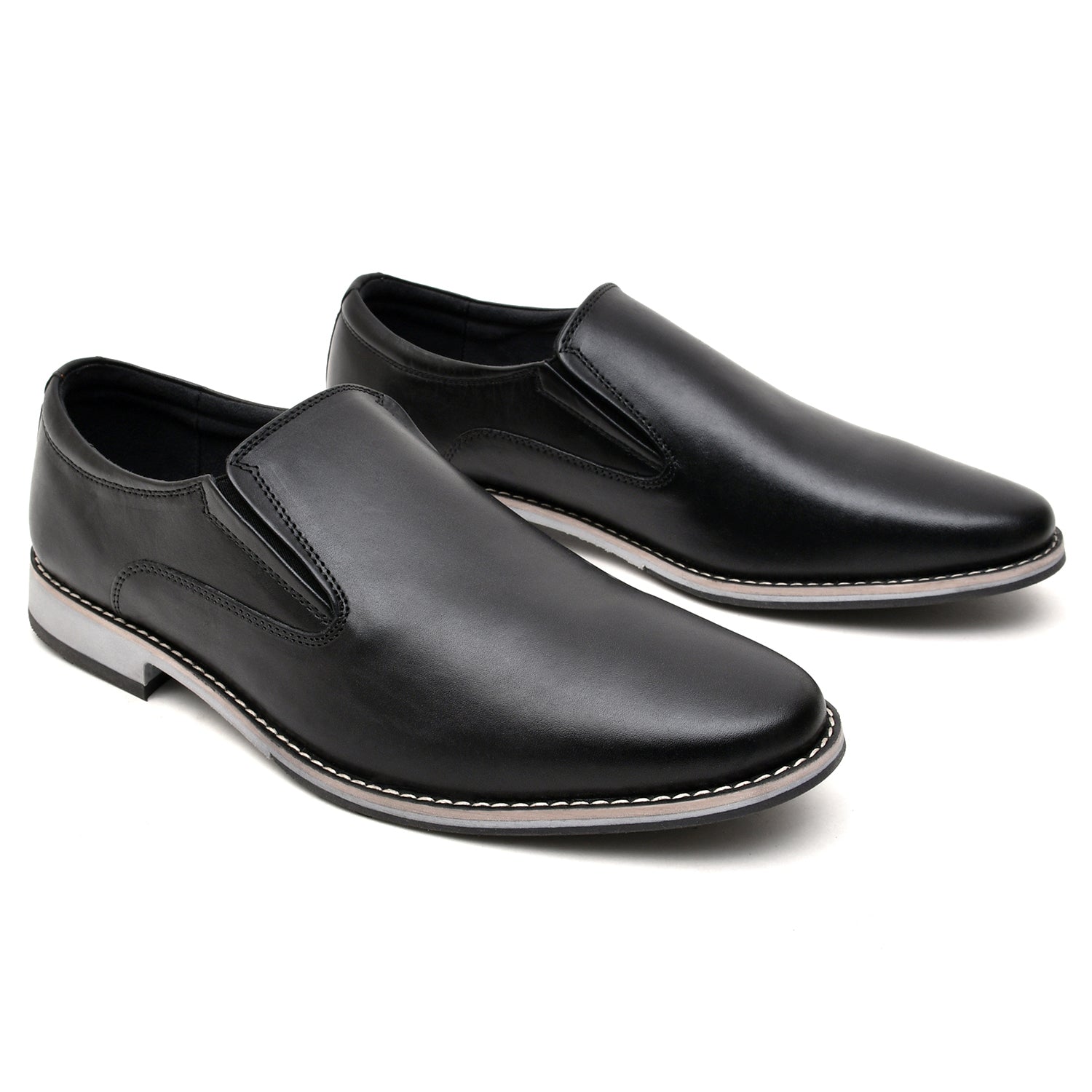 LEATHER SHOES - GR-15 BLACK