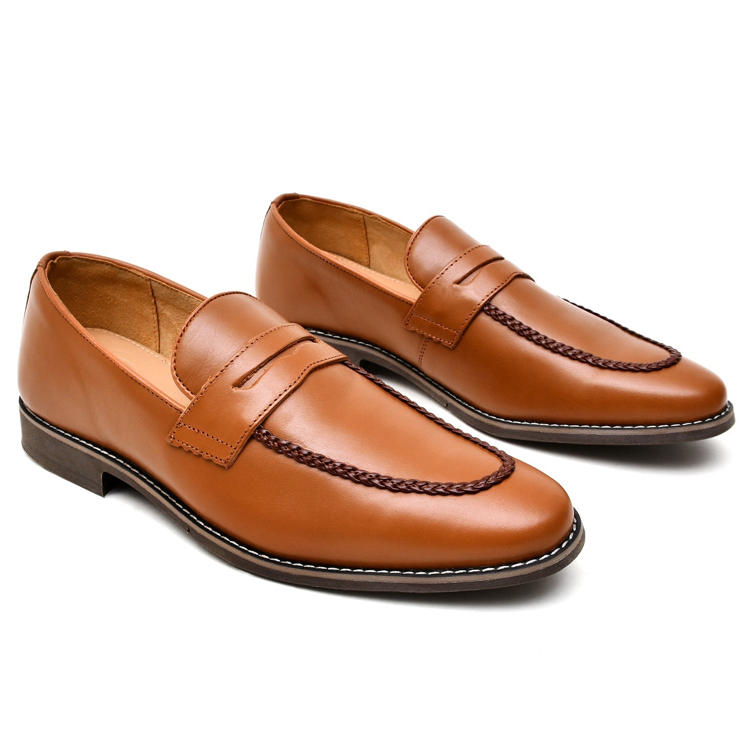 LEATHER SHOES - GR-24 TAN