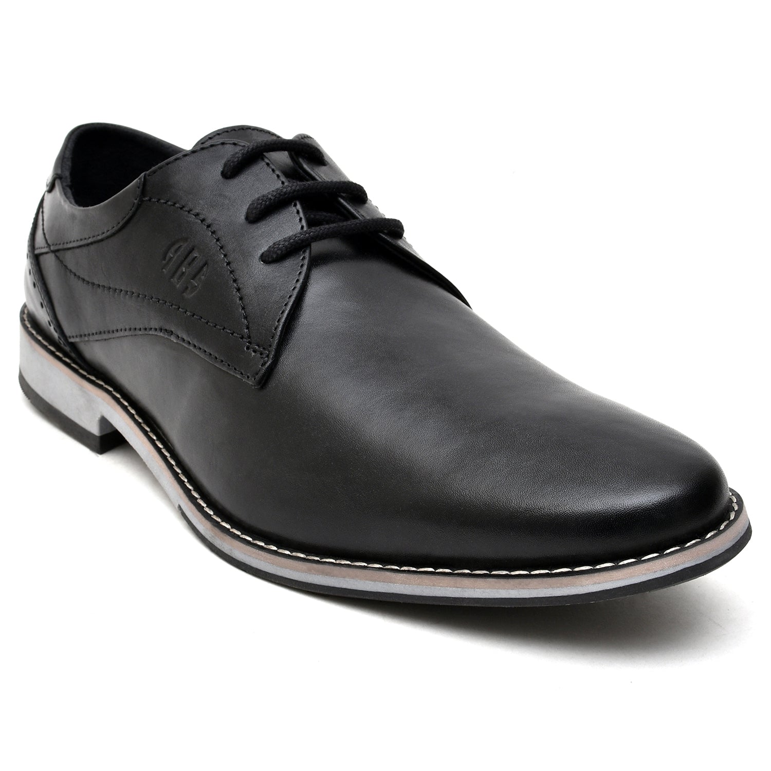 LEATHER SHOES - GR-13 BLACK