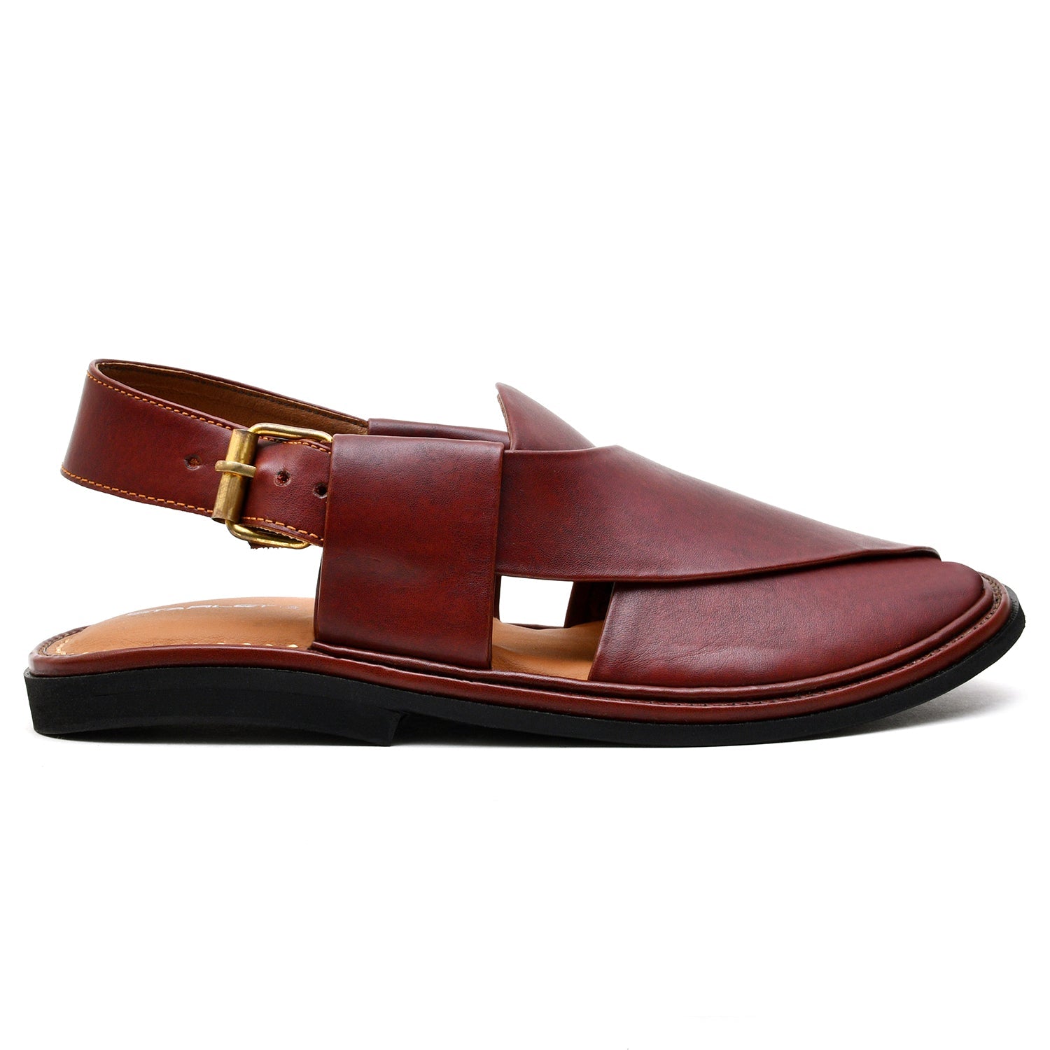 LEATHER PESHAWARI CHAPPAL - LCM-0001 MAROON