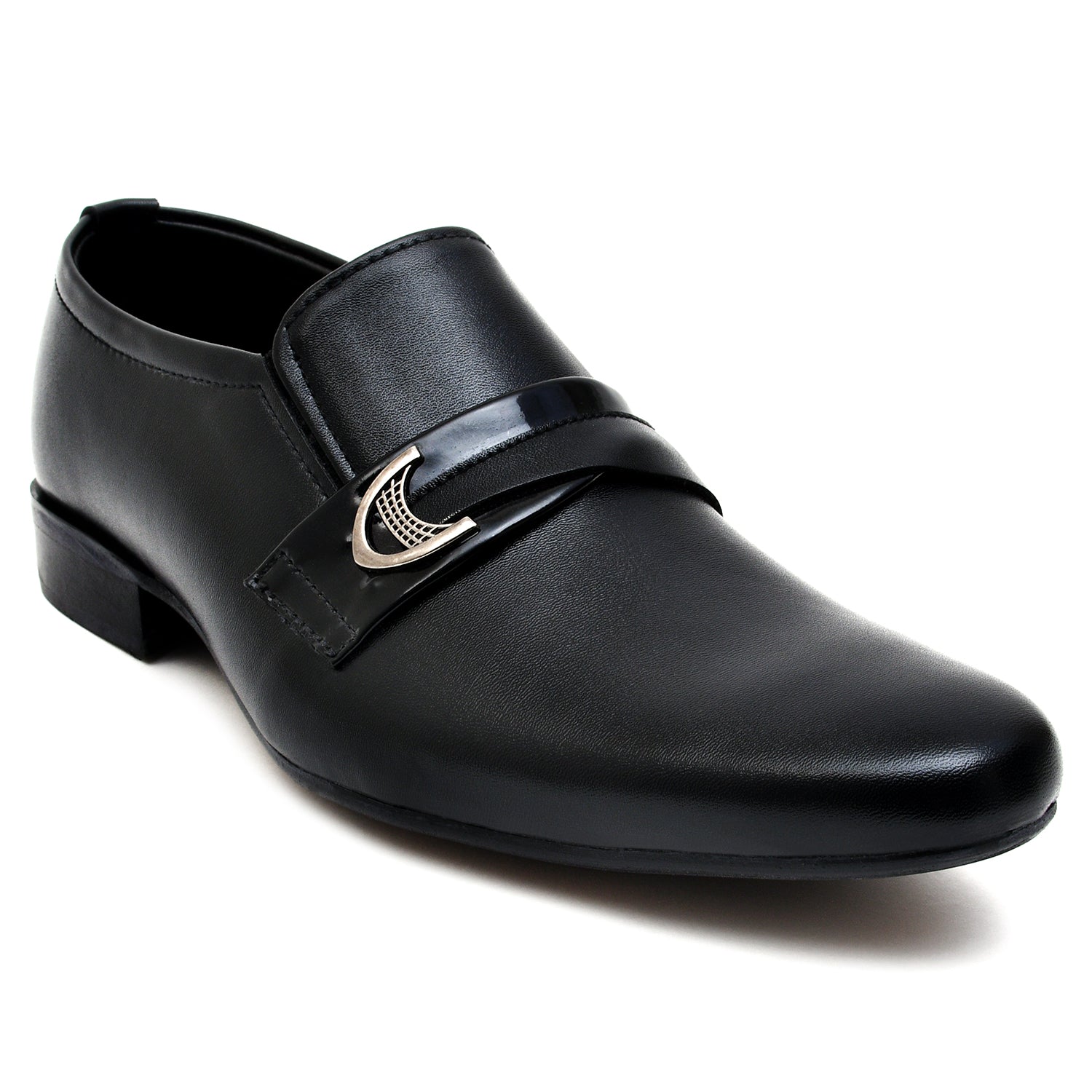 LEATHER SHOES - FC-1-2-8035 BLACK