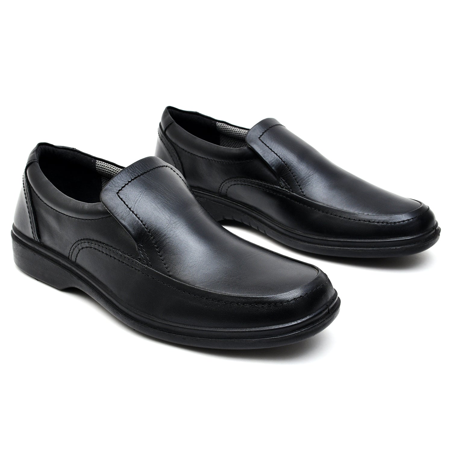 LEATHER SHOES - RA-005 BLACK