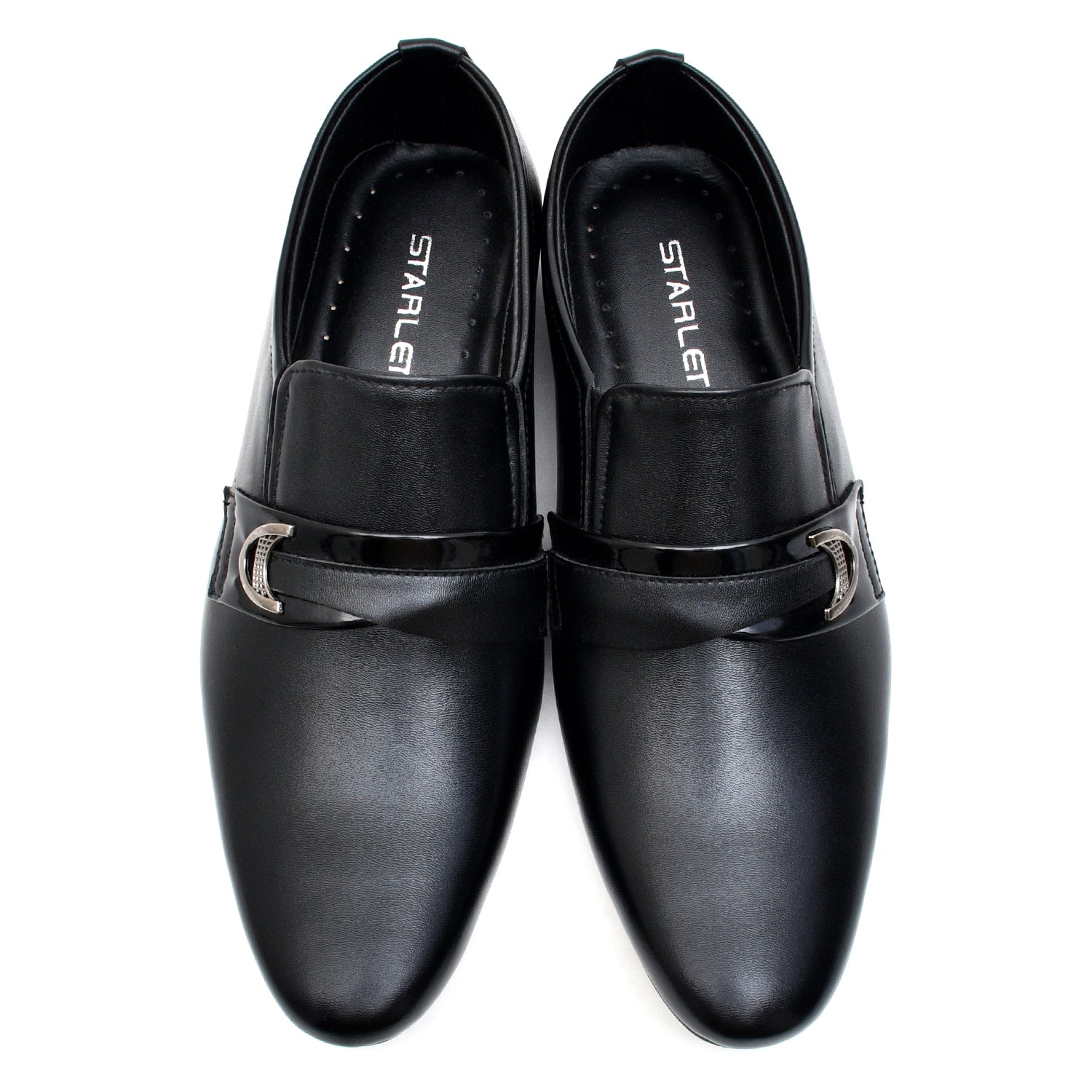 LEATHER SHOES - FC-1-2-8035 BLACK