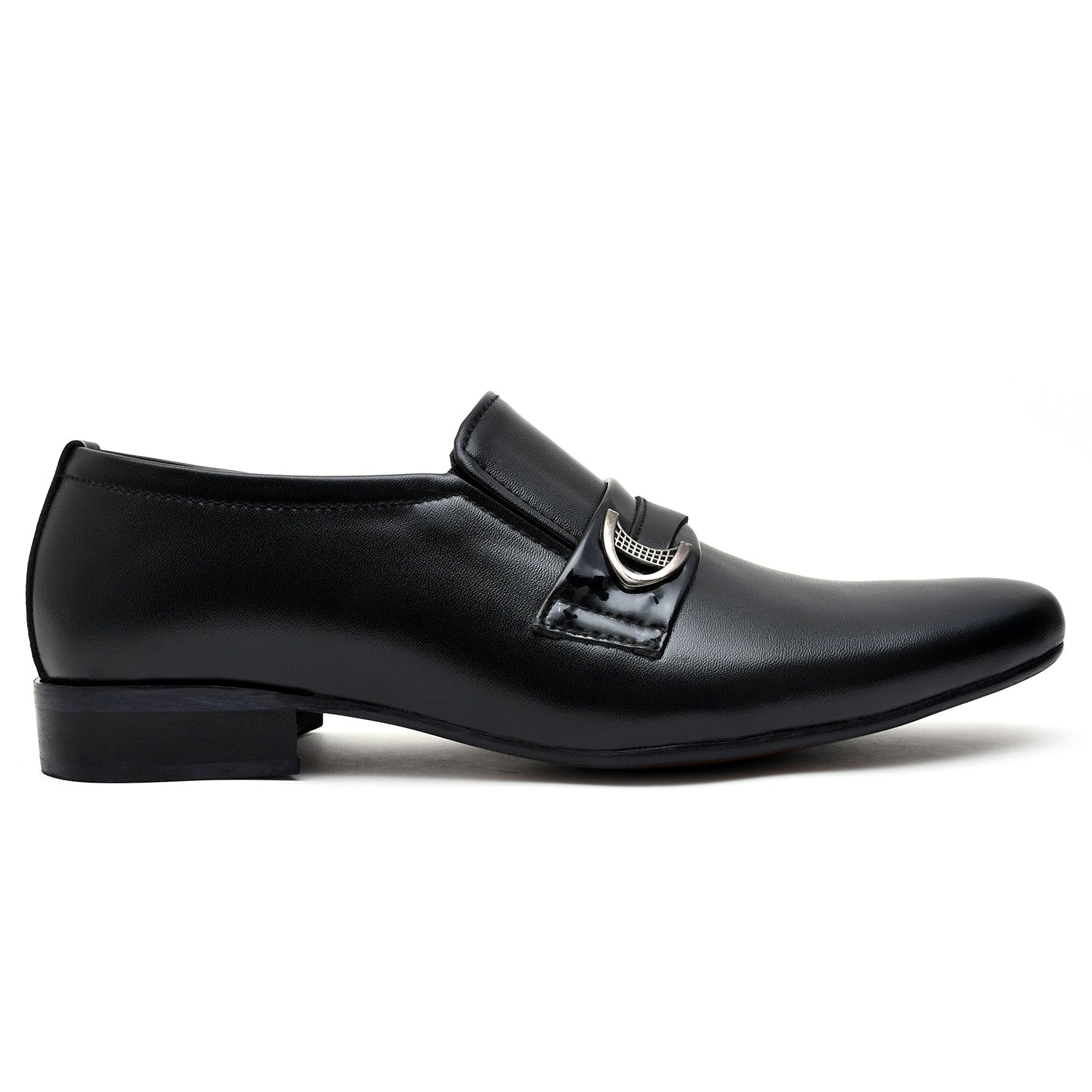 LEATHER SHOES - FC-1-2-8035 BLACK