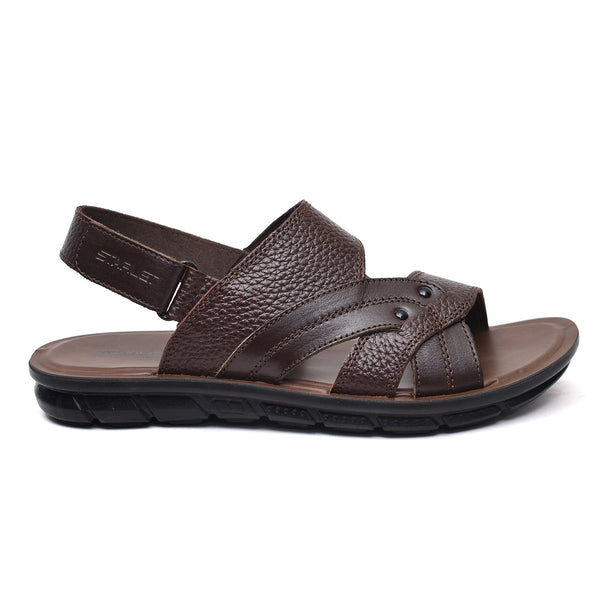 LEATHER SANDAL - AK-113 BROWN