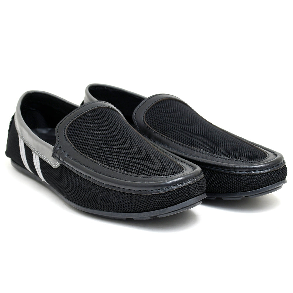 LEATHER SHOES - ROMEO-063 BLACK